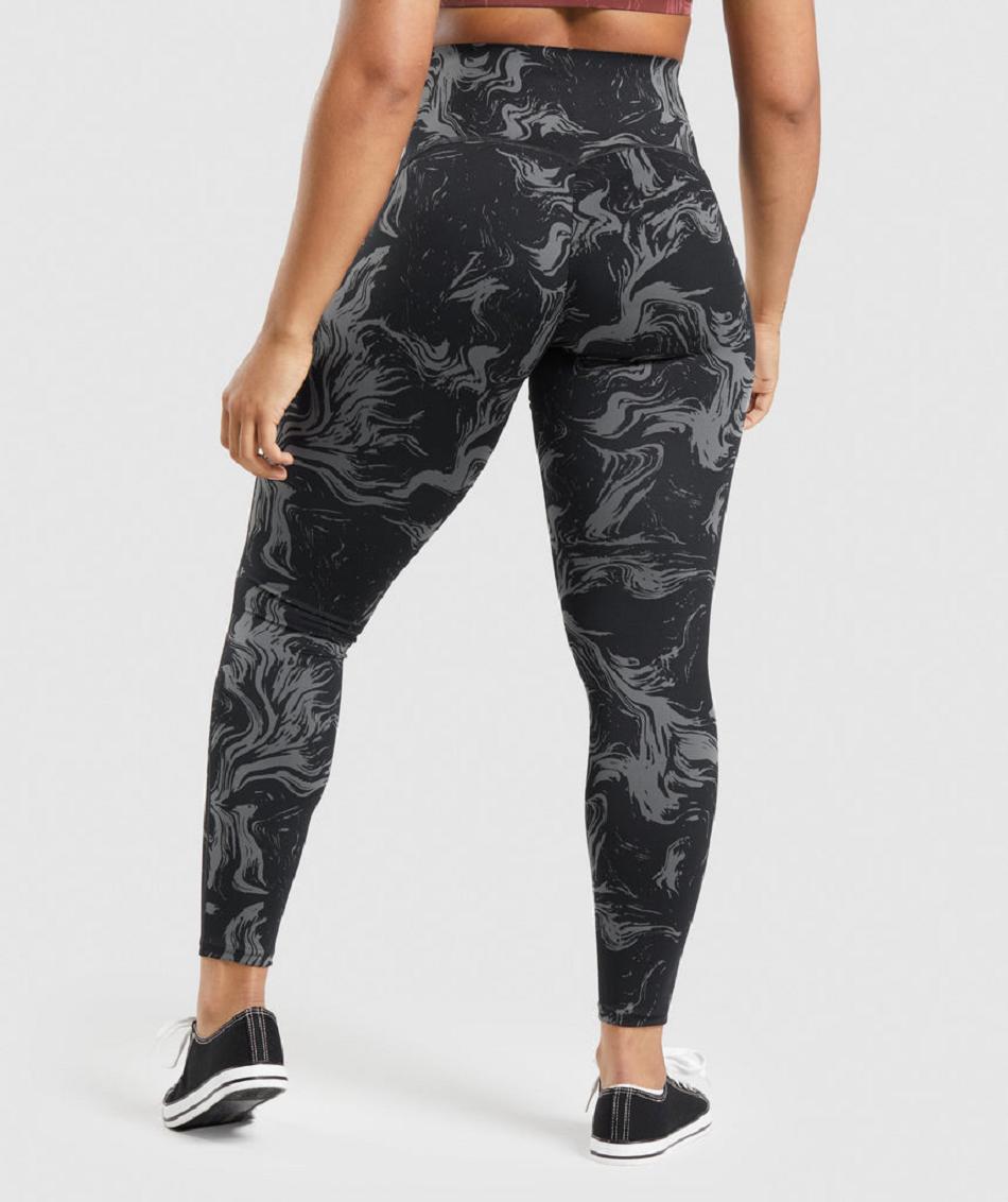 Leggins Gymshark Gs Power High Rise Mujer Negras | CO 2865CTV